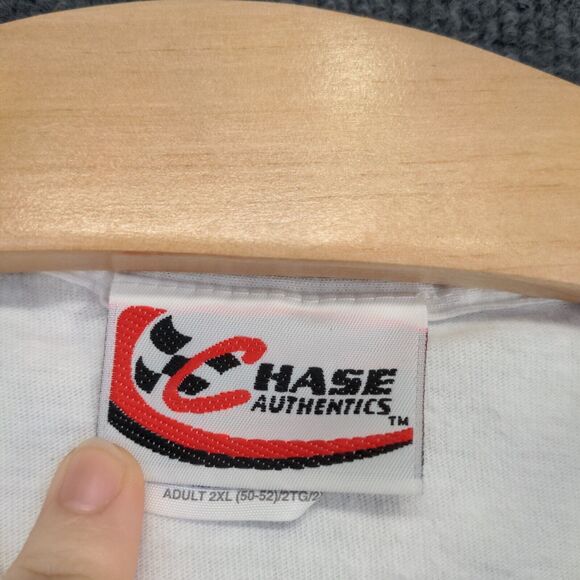 Chase Authentics Men's Bobby Labonte T-Shirt White 2XL Joe Gibbs Racing #18 - Picture 11 of 15